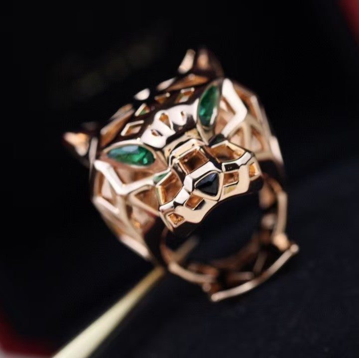 CartierHOLLOW LEOPARD HEAD RING - Image 3