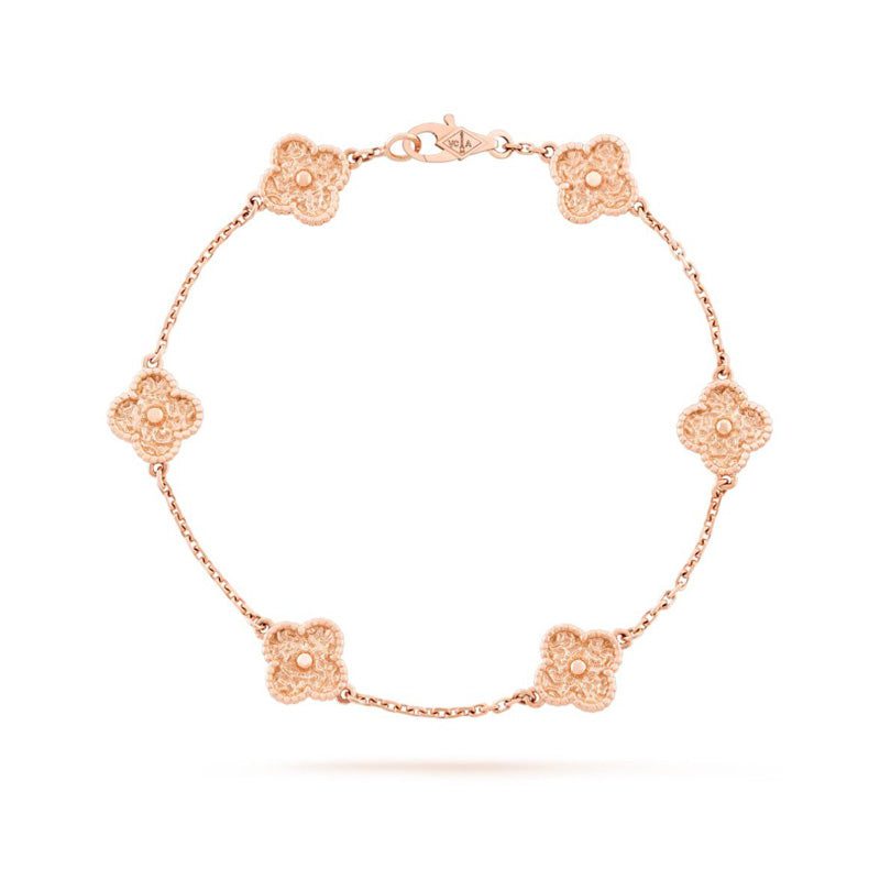 Van Cleef & Arpels CLOVER 6 MOTIFS BRONZING BRACELET