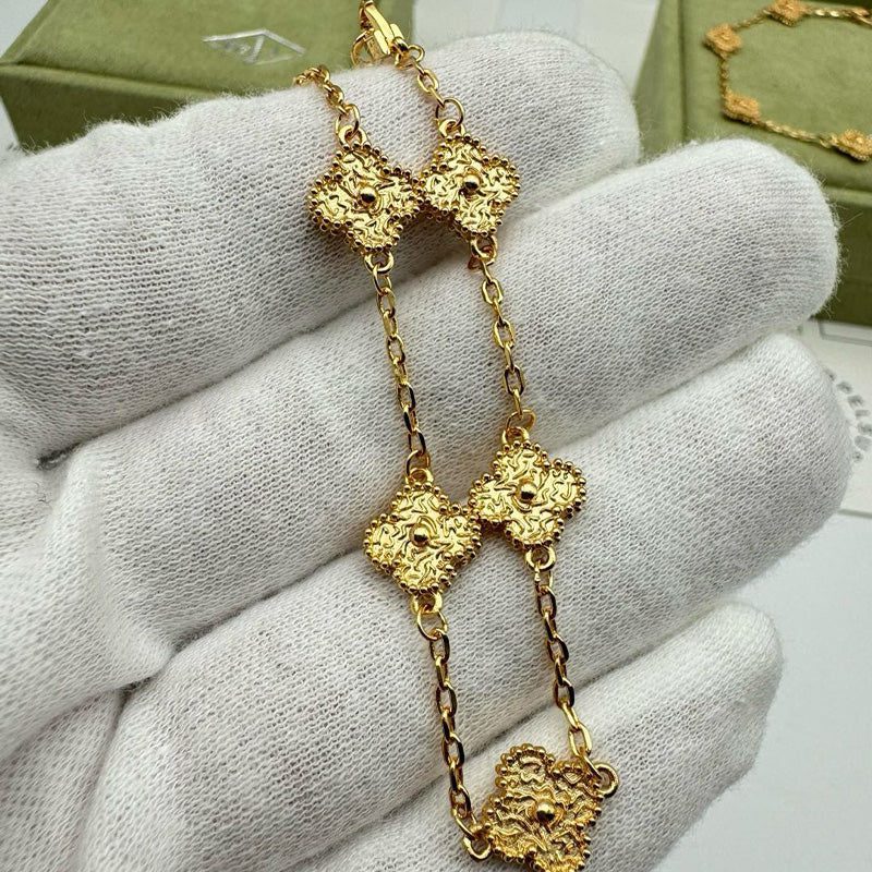 Van Cleef & Arpels CLOVER 6 MOTIFS BRONZING BRACELET - Image 2