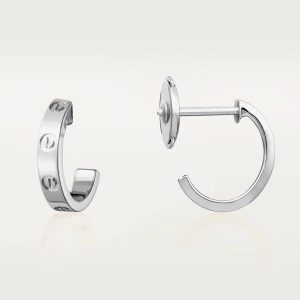 Cartier LOVE EARRINGS 2.65MM SILVER