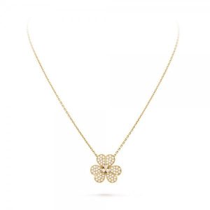 Van Cleef & Arpels FLOWER DIAMOND NECKLACE