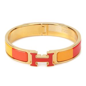 Hermès H BRACELET ORANGE RAINBOW CERAMIC