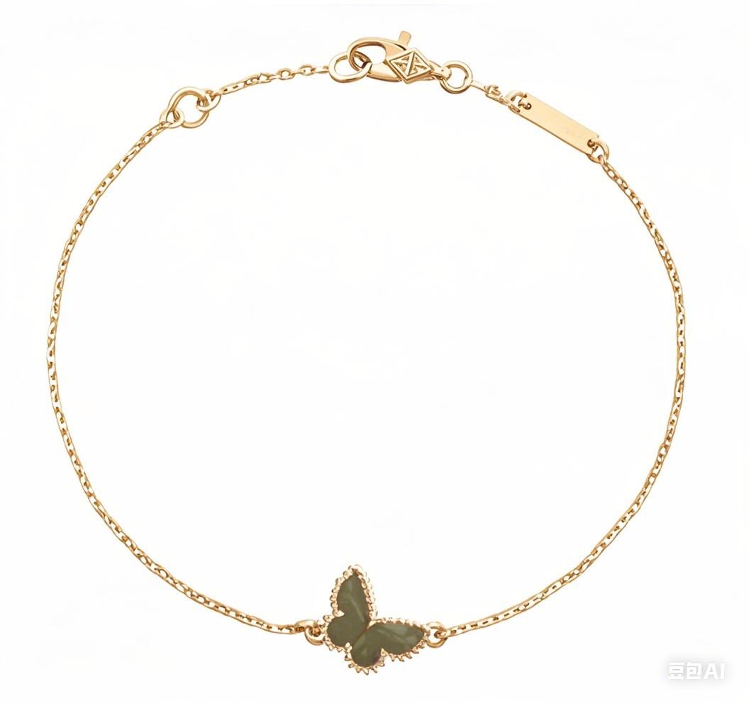 Van Cleef & Arpels BUTTERFLY GREY FRITILLARY BUTTERFLY BRACELET - Image 2