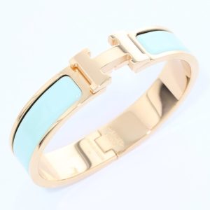 Hermès H LIGHT BLUE BRACELET