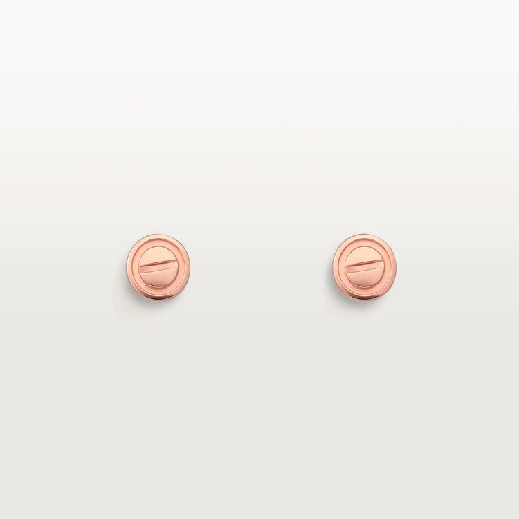 Cartier LOVE EARRINGS PINK GOLD 10MM