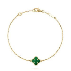 Van Cleef & Arpels CLOVER BRACELET MALACHITE 1 MOTIF