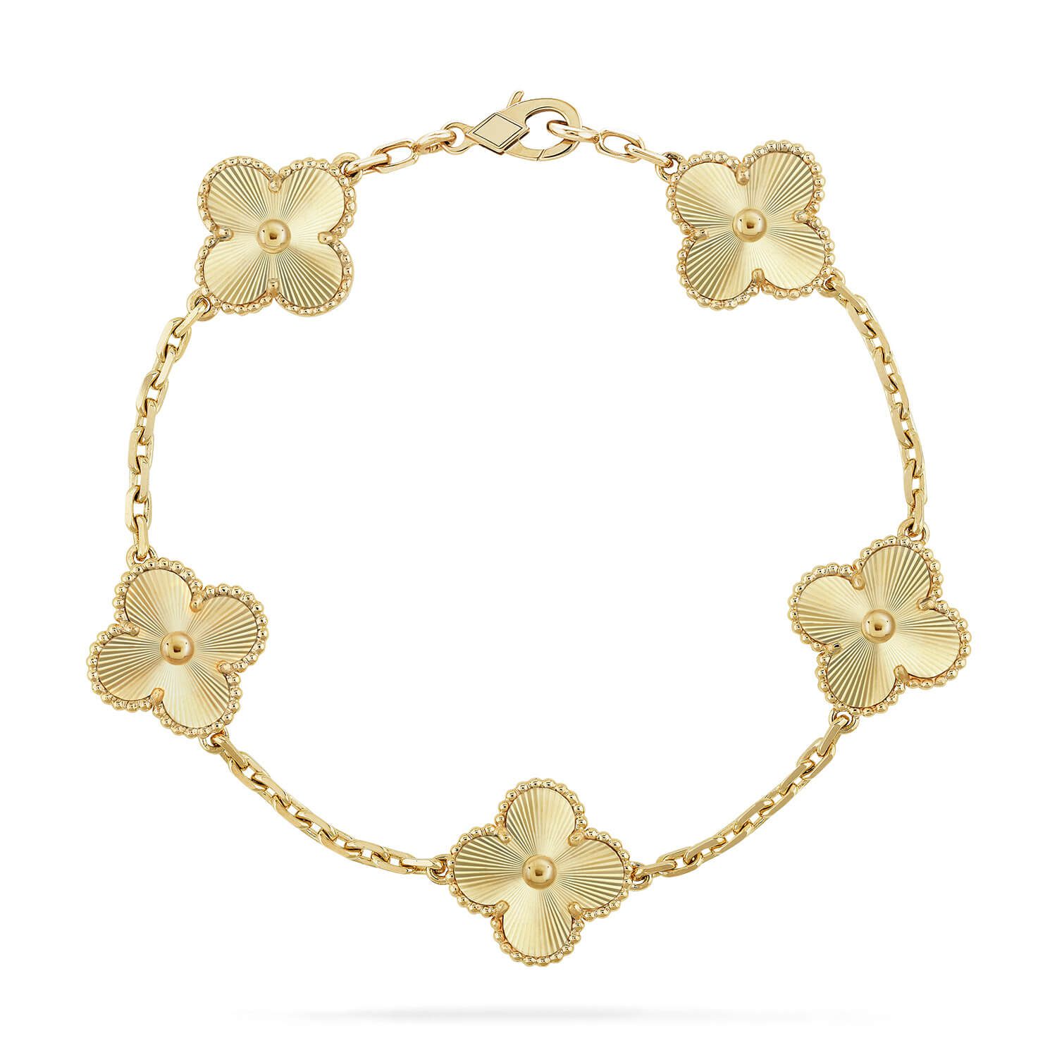 Van Cleef & Arpels CLOVER 5 MOTIF LASER BRACELET COLLECTION - Image 2