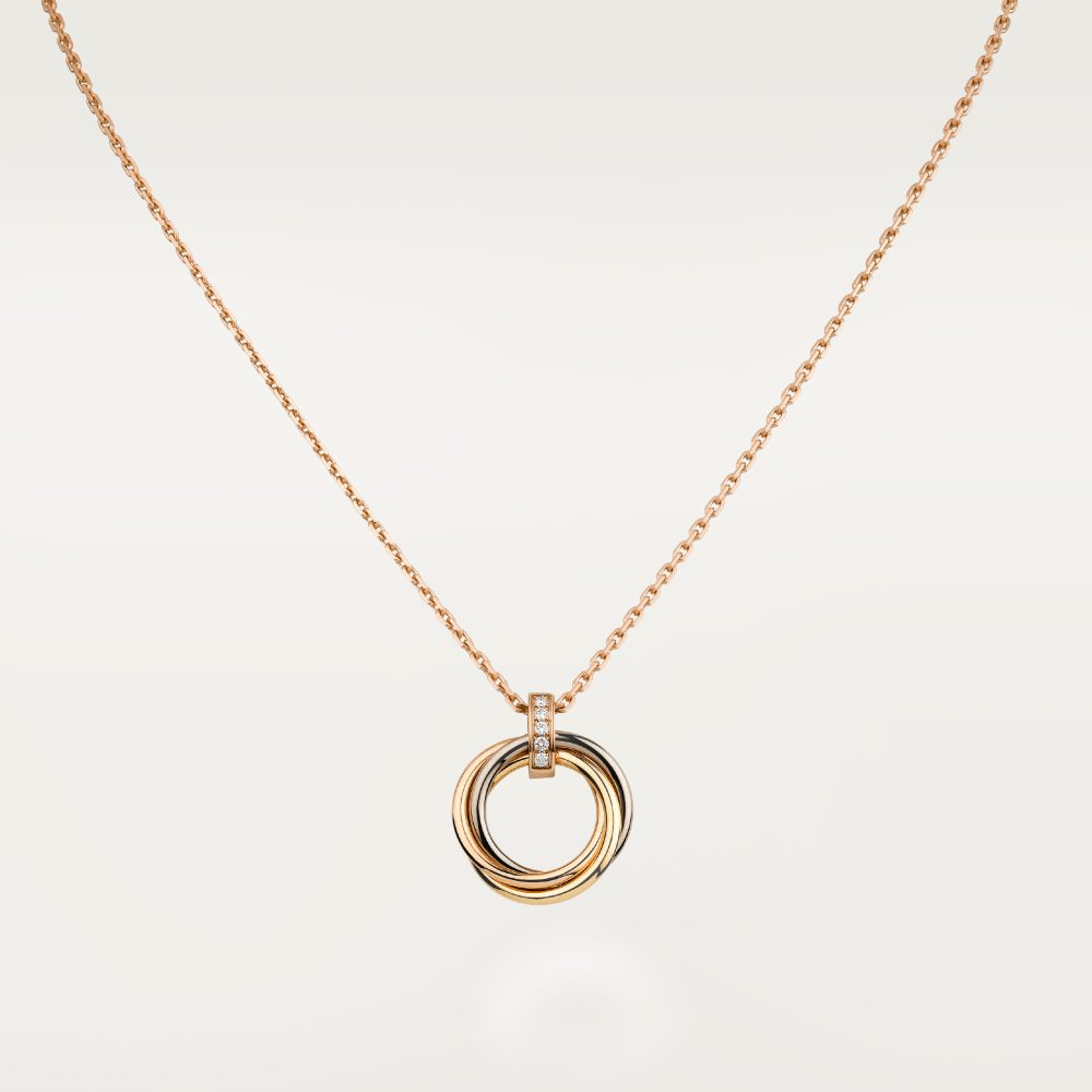 Cartier TRINITY NECKLACE GOLD DIAMONDS - Image 2