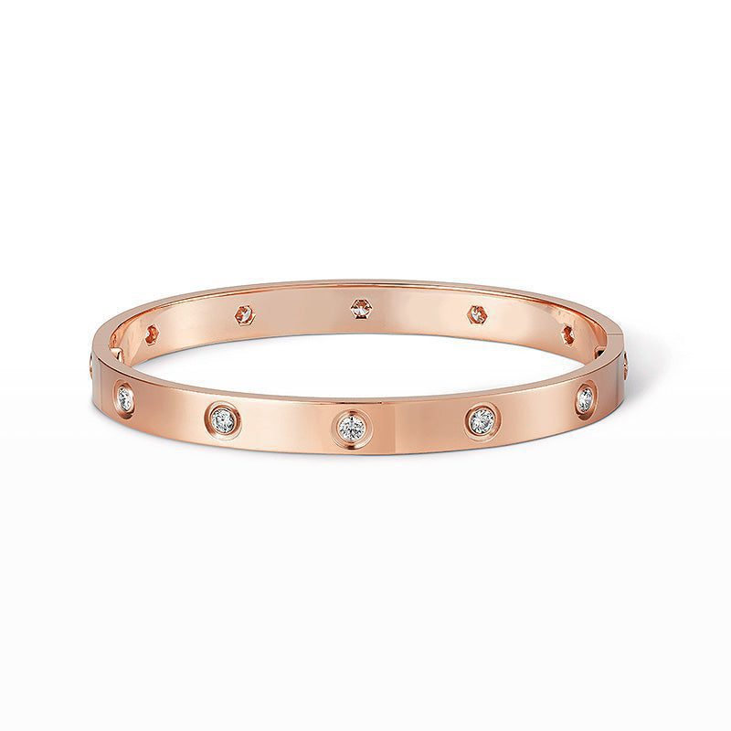 Cartier LOVE BRACELET 6.1MM 10 DIAMONDS - Image 15