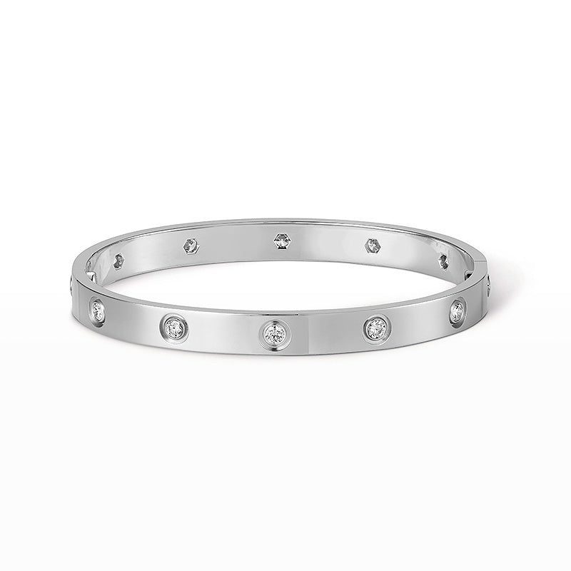 Cartier LOVE BRACELET 6.1MM 10 DIAMONDS - Image 16