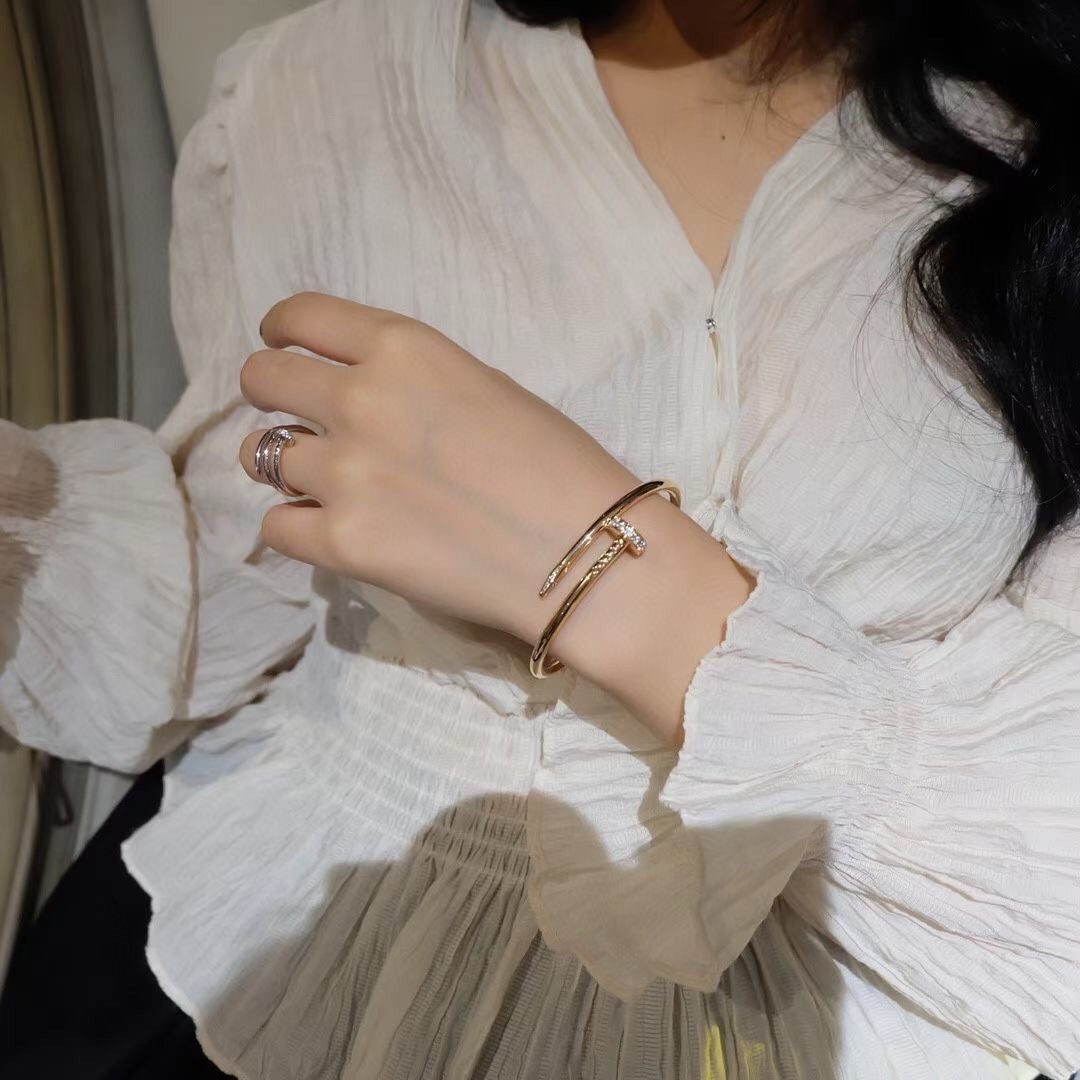 Cartier JUSTE BRACELET 3.5MM DIAMONDS - Image 9