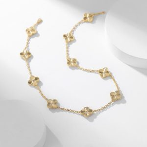 Van Cleef & Arpels CLOVER 10 MOTIFS LASER NECKLACE