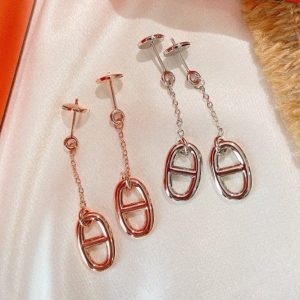Hermès CHAINE TASSEL EARRINGS