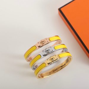 Hermès HM KELLY YELLOW BRACELET