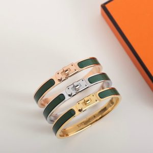 Hermès HM KELLY KHAKI BRACELET