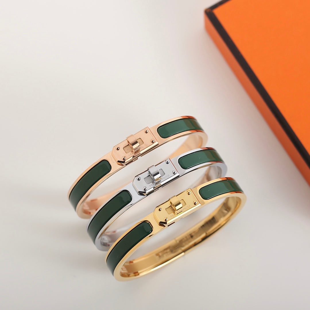 Hermès HM KELLY KHAKI BRACELET