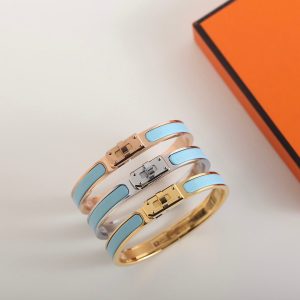 Hermès HM KELLY CLOUD BLUE BRACELET