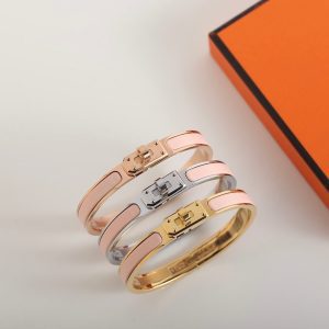 Hermès HM KELLY LIGHT PINK BRACELET