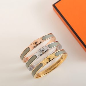 Hermès HM KELLY BLUE GREEN BRACELET