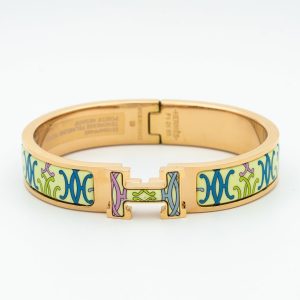Hermès H BRACELET BEIGE MULTICOLOR