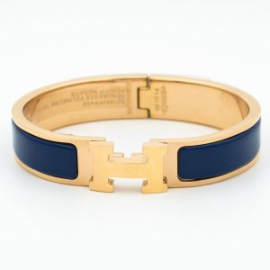 Hermès H BLUE BRACELET