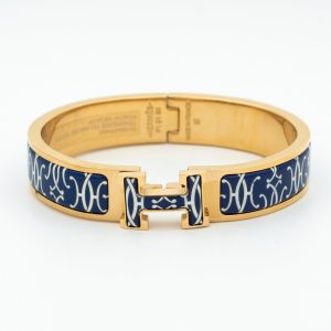 Hermès H BRACELET BLACK MULTICOLOR
