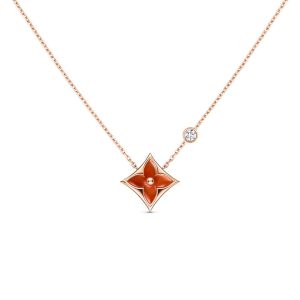 Louis VuittonSTAR NECKLACE PINK GOLD 1 DIAMOND