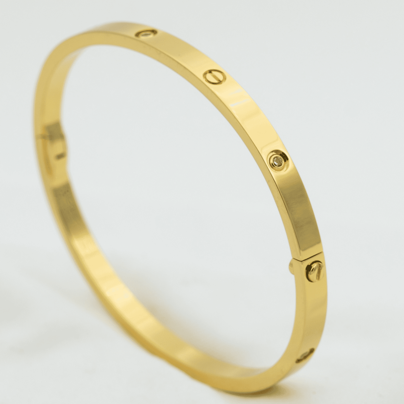 Cartier LOVE BRACELET 3.65MM 6 DIAMONDS - Image 4