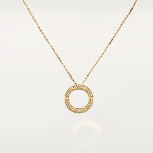 Cartier LOVE NECKLACE ADJUSTABLE ROSE GOLD