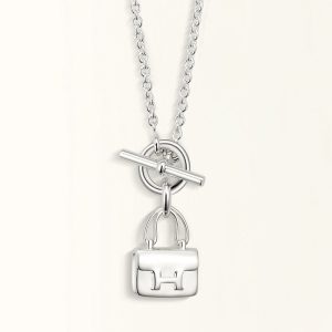 Hermès POP H PEDANT SILVER NECKLACE