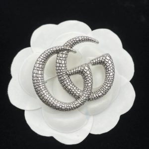 Gucci Brooch Silver 187261