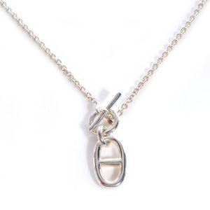Hermès HM CHAINE D'ANCRE PENDANT NECKLACE STERLING SILVER
