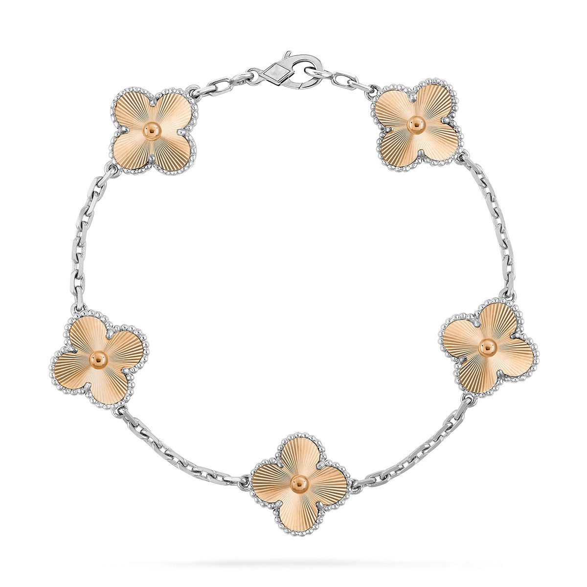 Van Cleef & Arpels CLOVER 5 MOTIF LASER BRACELET COLLECTION - Image 8