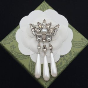 Gucci Brooch Silver 184021