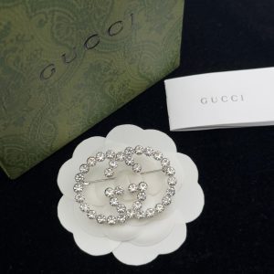Gucci Brooch Silver 184412