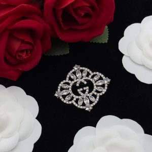 Gucci Brooch Silver 188207