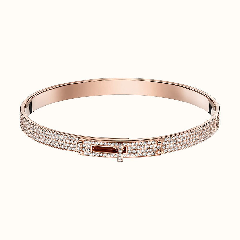 Hermès KELLY BRACELET DIAMOND PAVED