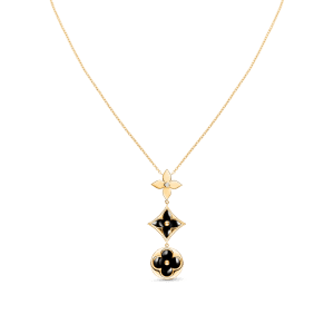 Louis VuittonSTAR AND SUN ONYX PINK GOLD NECKLACE