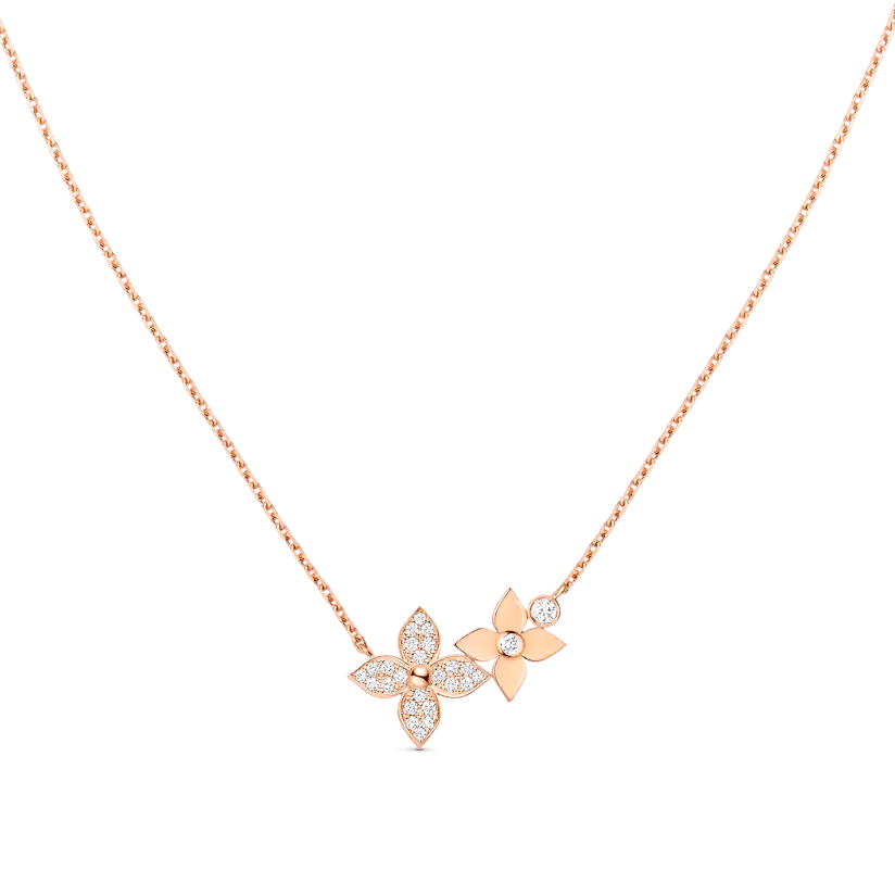 Louis VuittonSTAR BLOSSOM NECKLACE PINK GOLD DIAMONDS