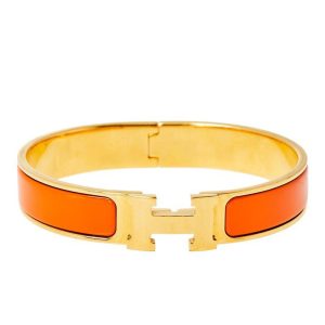 Hermès H ORANGE BRACELET