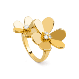 Van Cleef & Arpels CLOVER COMOS GOLD DIAMOND RING