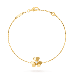 Van Cleef & Arpels FRIVOLE GOLD FLOWER BRACELET