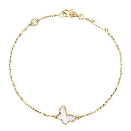 Van Cleef & Arpels BUTTERFLY MOTHER OF PEARL BUTTERFLY BRACELET