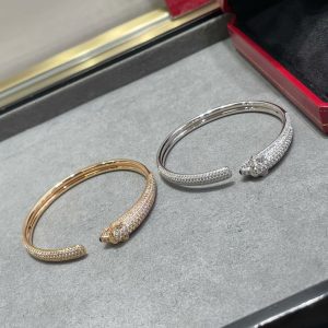 Cartier PANTHERE FULL DIAMOND OPEN BRACELET