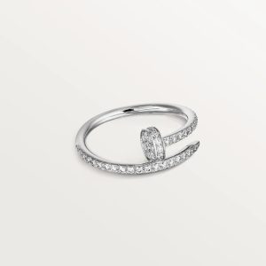 CartierJUSTE RING 1.8MM SILVER DIAMONDS