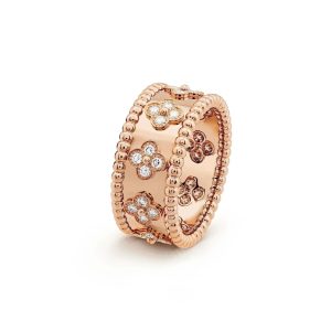 Van Cleef & Arpels CLOVER KALEIDOSCOPE RING 10MM