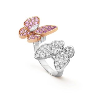 Van Cleef & Arpels TWIN BUTTERFLY DIAMOND RING