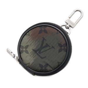 LOUIS VUITTON Porto Craie / Pouch Nylon Khaki/NoirMP2711 Monogramã»Camouflage