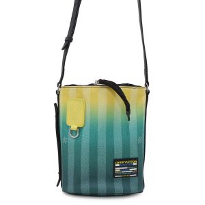 LOUIS VUITTON Sac Malang Yellow/GreenM59920 Damier stripe