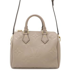LOUIS VUITTON Speedy Bandouliere TourterelleM59273 Monogram Empreinte Leather Size 25